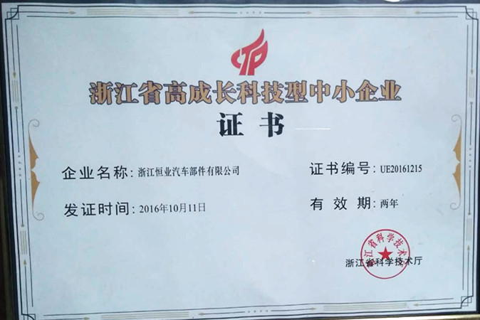 浙江高成長科技型企業(yè)